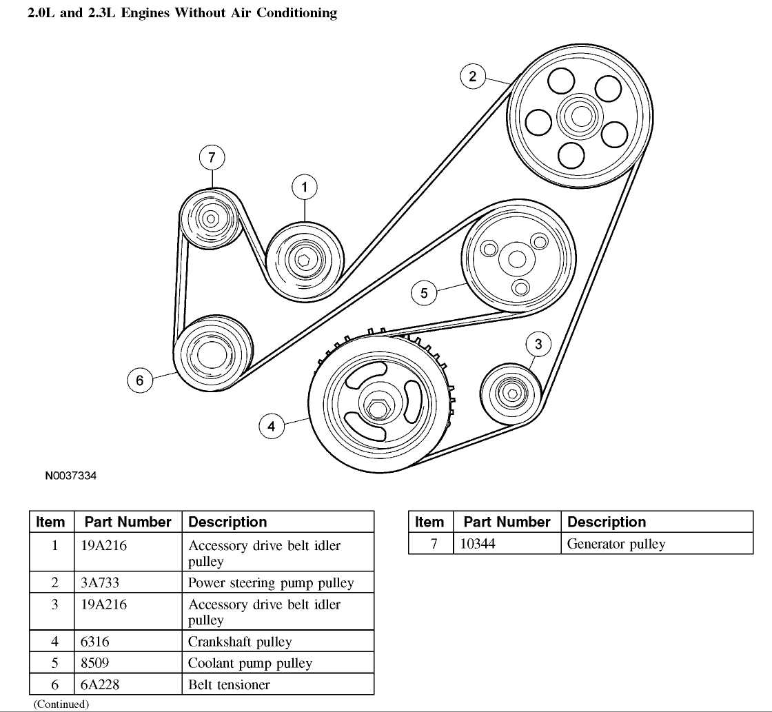 Diagram For Ford F Serpentine Belt Without Ac