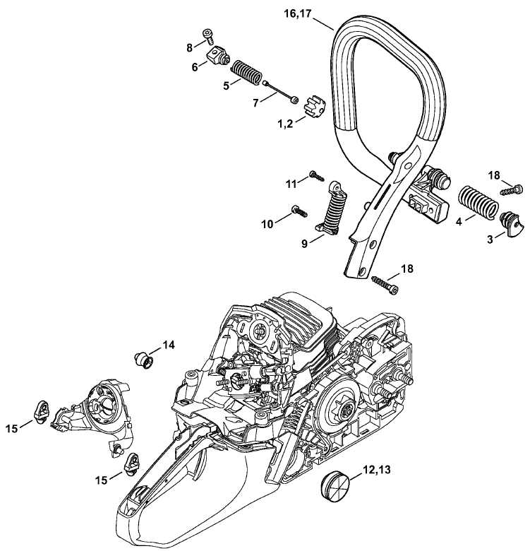 Exploring The Stihl MS192TC Parts Diagram A Guide For Chainsaw Enthusiasts